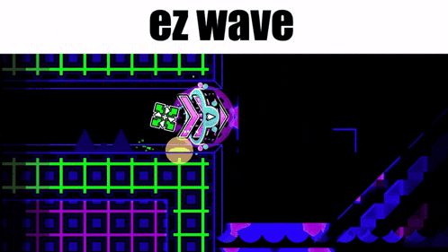 A Screenshot Of A Video Game With The Words Ez Wave On The Bottom GIF