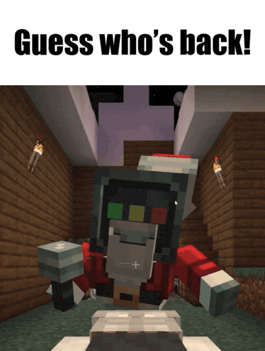 A Screenshot Of A Video Game With The Words " Guess Who 'S Back " At The Top GIF