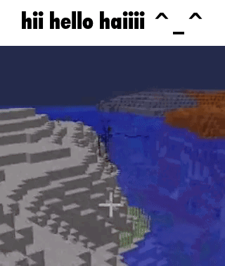 A Screenshot Of A Video Game With The Words Hii Hello Haiii GIF