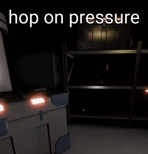A Screenshot Of A Video Game With The Words Hop On Pressure Above It GIF