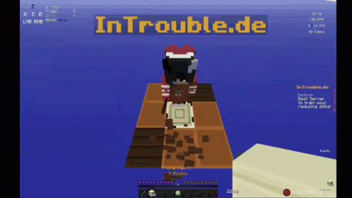 A Screenshot Of A Video Game With The Words Introuble.de At The Top GIF