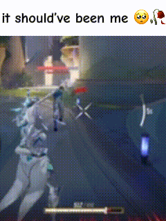 A Screenshot Of A Video Game With The Words " It Should 'Ve Been Me " GIF