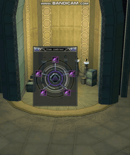 A Screenshot Of A Video Game With The Words Item Combine On The Bottom GIF