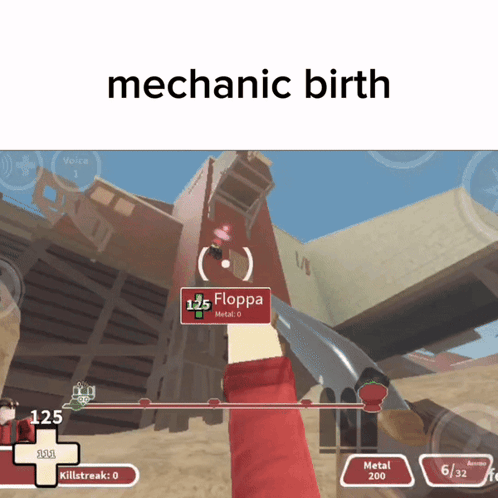 A Screenshot Of A Video Game With The Words Mechanic Birth On The Bottom GIF