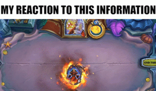 A Screenshot Of A Video Game With The Words " My Reaction To This Information " At The Top GIF