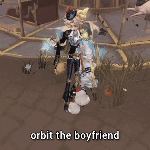 A Screenshot Of A Video Game With The Words Orbit The Boyfriend GIF