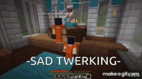 A Screenshot Of A Video Game With The Words -Sad Twerking- GIF