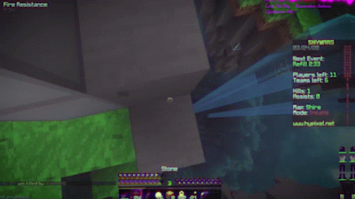 A Screenshot Of A Video Game With The Words Skywars On It GIF