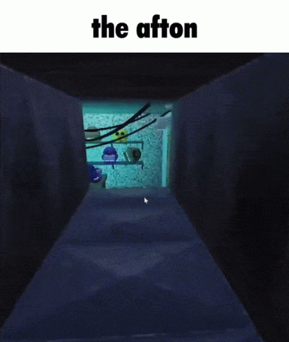 A Screenshot Of A Video Game With The Words The Afton At The Top GIF