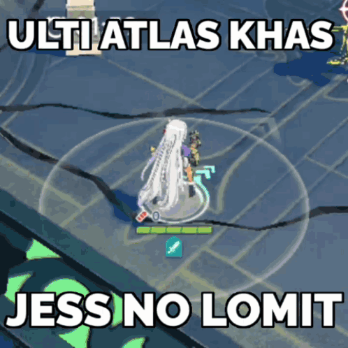 A Screenshot Of A Video Game With The Words Ulti Atlas Khas Jess No Lomt GIF