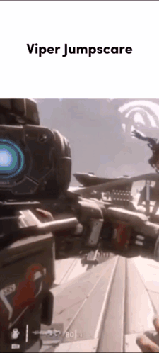 A Screenshot Of A Video Game With The Words Viper Jumpscare GIF