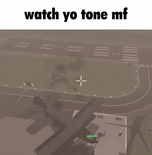 a screenshot of a video game with the words watch yo tone mf