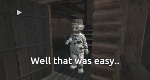 A Screenshot Of A Video Game With The Words Well That Was Easy GIF