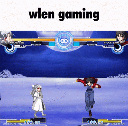 A Screenshot Of A Video Game With The Words Wlen Gaming Above It GIF