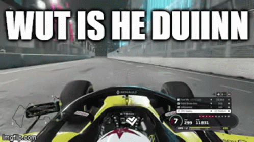 A Screenshot Of A Video Game With The Words Wut Is He Duinnn GIF