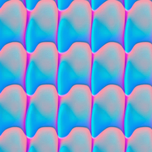 A Seamless Pattern Of Blue And Pink Colored Waves GIF