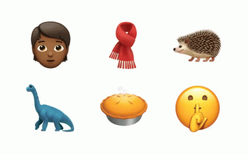 a set of emojis including a fairy a curling stone and a man climbing a rock wall
