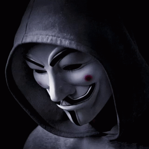 A Shadowz Living Nightmare Poster With A Hooded Man GIF