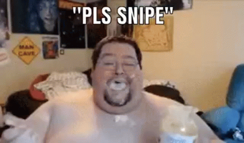 A Shirtless Man Is Sitting On A Bed With His Mouth Open And A Bottle Of Soda In His Hand . GIF