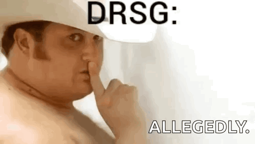 A Shirtless Man Wearing A Cowboy Hat Is Holding His Finger To His Nose . GIF