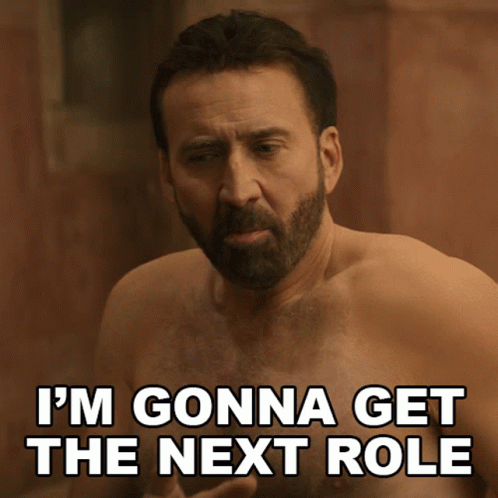 A Shirtless Man With The Words I 'M Gonna Get The Next Role GIF