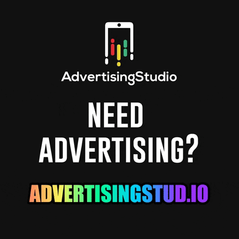 A Sign That Says Advertising Studio Need Advertising GIF