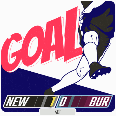 A Sign That Says Goal On It With A Score Of 10 To 0 GIF