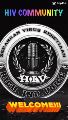 A Sign That Says Hiv Community High Ind Voice GIF