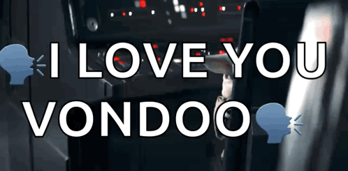A Sign That Says I Love You Vondoo GIF