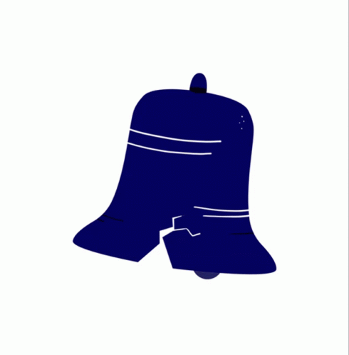 A Sign That Says Let Freedom Ring With A Bell GIF