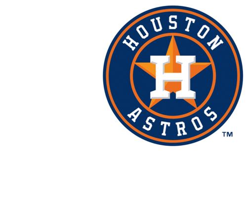 A Sign That Says Let 'S Go Astros With A Houston Astros Logo GIF