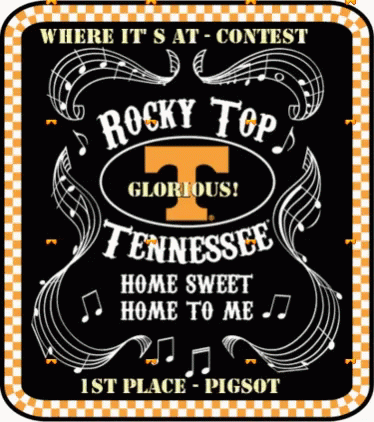 A Sign That Says Rocky Top On It GIF
