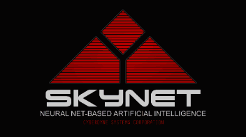 A Sign That Says Skynet Neural Net Based Artificial Intelligence On It GIF