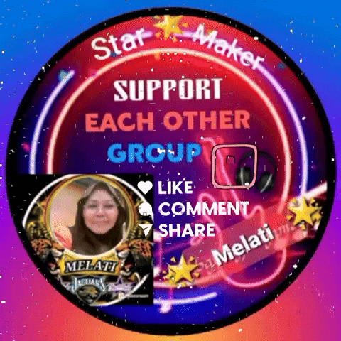 A Sign That Says Star Maker Support Each Other Group On It GIF
