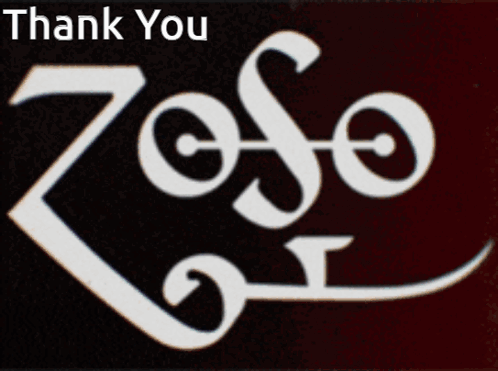A Sign That Says ' Thank You ' At The Top GIF