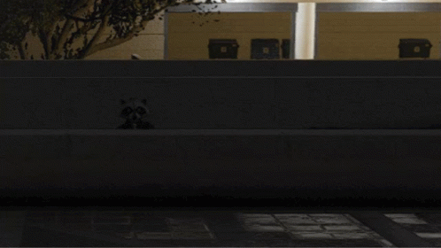 A Sign That Says ' The Trashbandits Are Watching Always Watching ' On It GIF