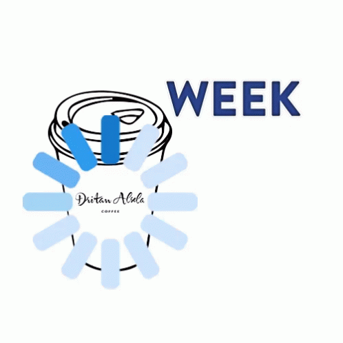 A Sign That Says " Week End Is Load Ing " GIF