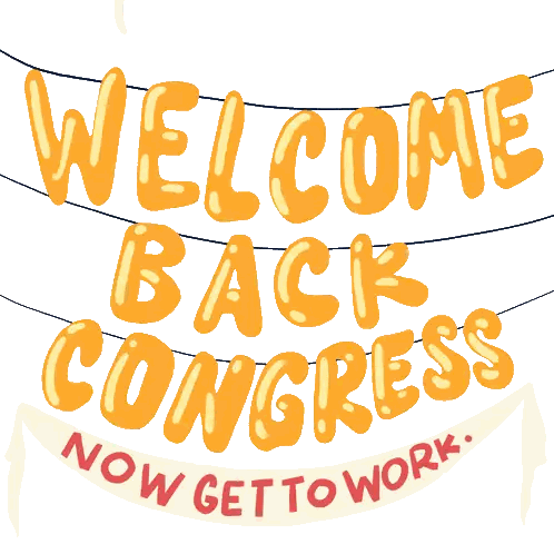 a sign that says " welcome bacare congress " on it