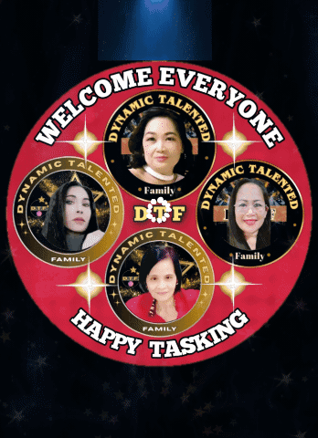 A Sign That Says Welcome Everyone Dynamic Talented Family Dynamic Talented Happy Tasking GIF