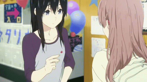 A Silent Voice Naoka Ueno Speaking GIF