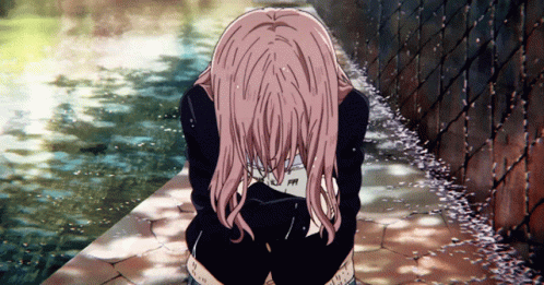 A Silent Voice Shouko Nishimiya Bowing GIF