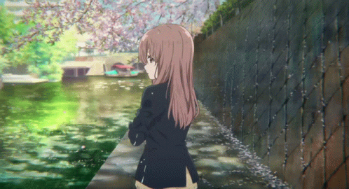 A Silent Voice Shouko Nishimiya Peace Sign GIF