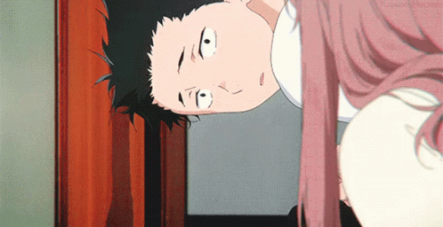 A Silent Voice Shoya Ishida Look Down GIF