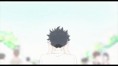 A Silent Voice Shoya Ishida Looking Around GIF