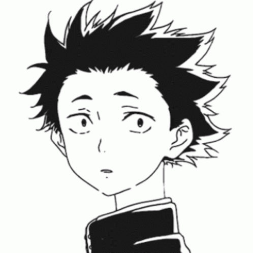 A Silent Voice Shoya Ishida Shocked Look GIF