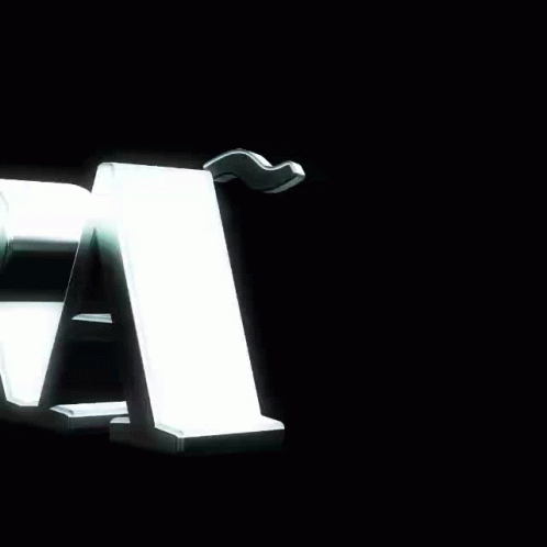 A Silhouette Of A Person Holding A Gun In A Black Background . GIF