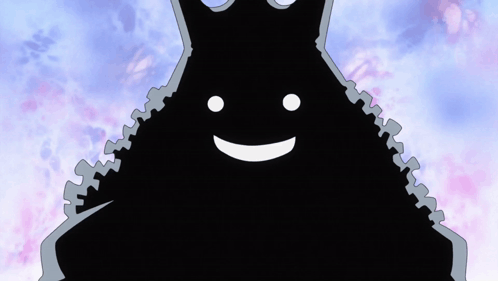 A Silhouette Of A Person With A Crown On Their Head GIF
