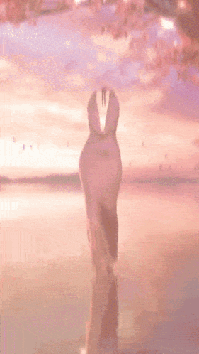 A Silhouette Of A Person With A Fork Sticking Out Of Their Nose GIF