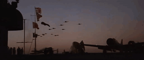 A Silhouette Of A Plane With The Letter C On The Side GIF