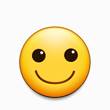 A Smiley Face With A Tear Coming Out Of It GIF